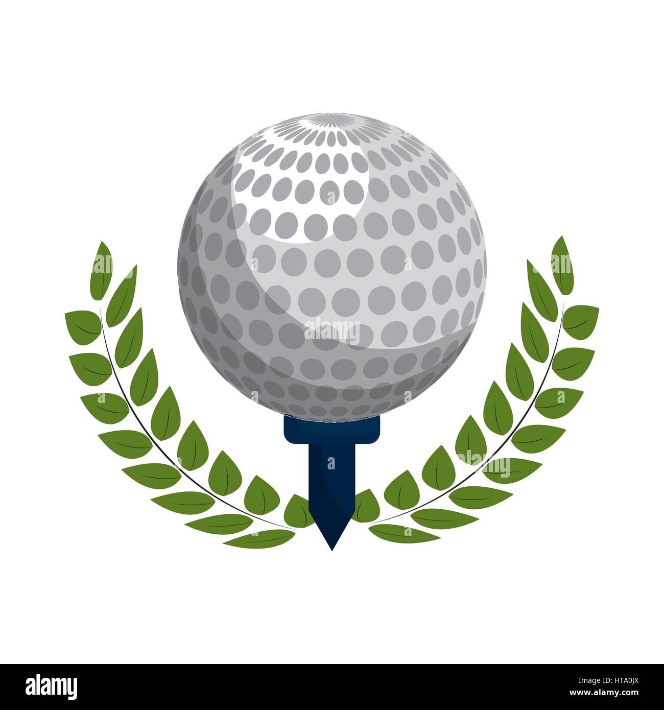Emblem Play Golf Icon Stock Vector Image Art Alamy