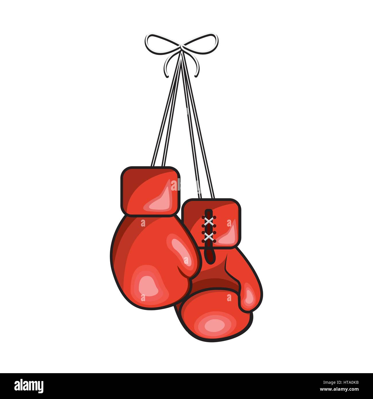 color boxing gloves hanging icon Stock Vector Image & Art Alamy