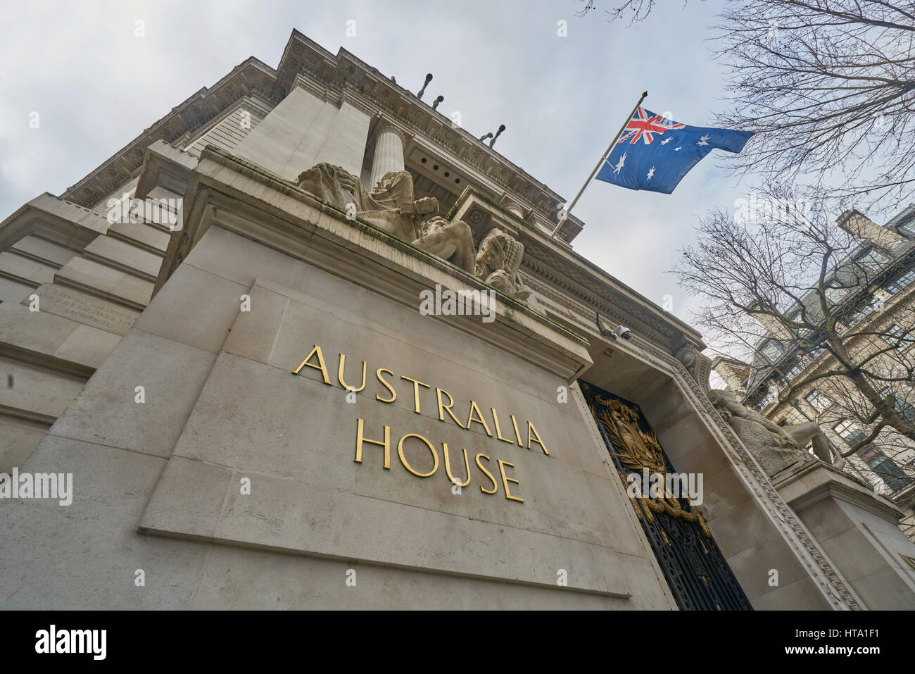 australian embassy,  London Stock Photo