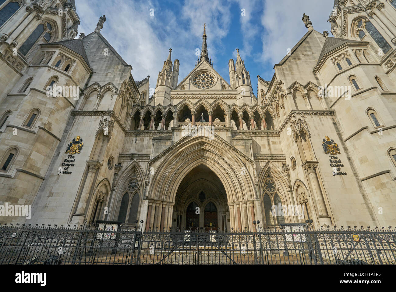 royal courts of justice   high court london Stock Photo