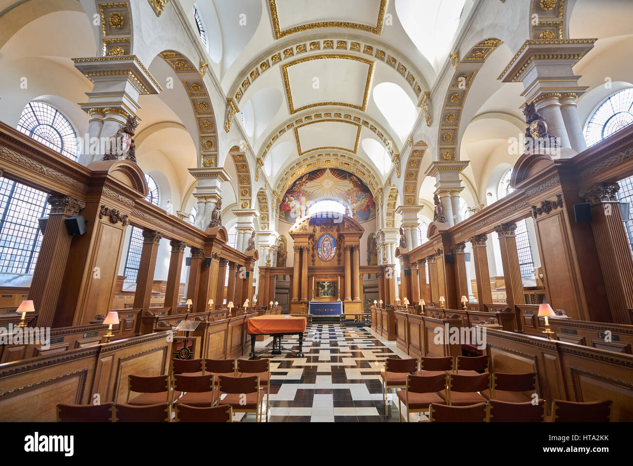 st brides church. Fleet Street Stock Photo Alamy
