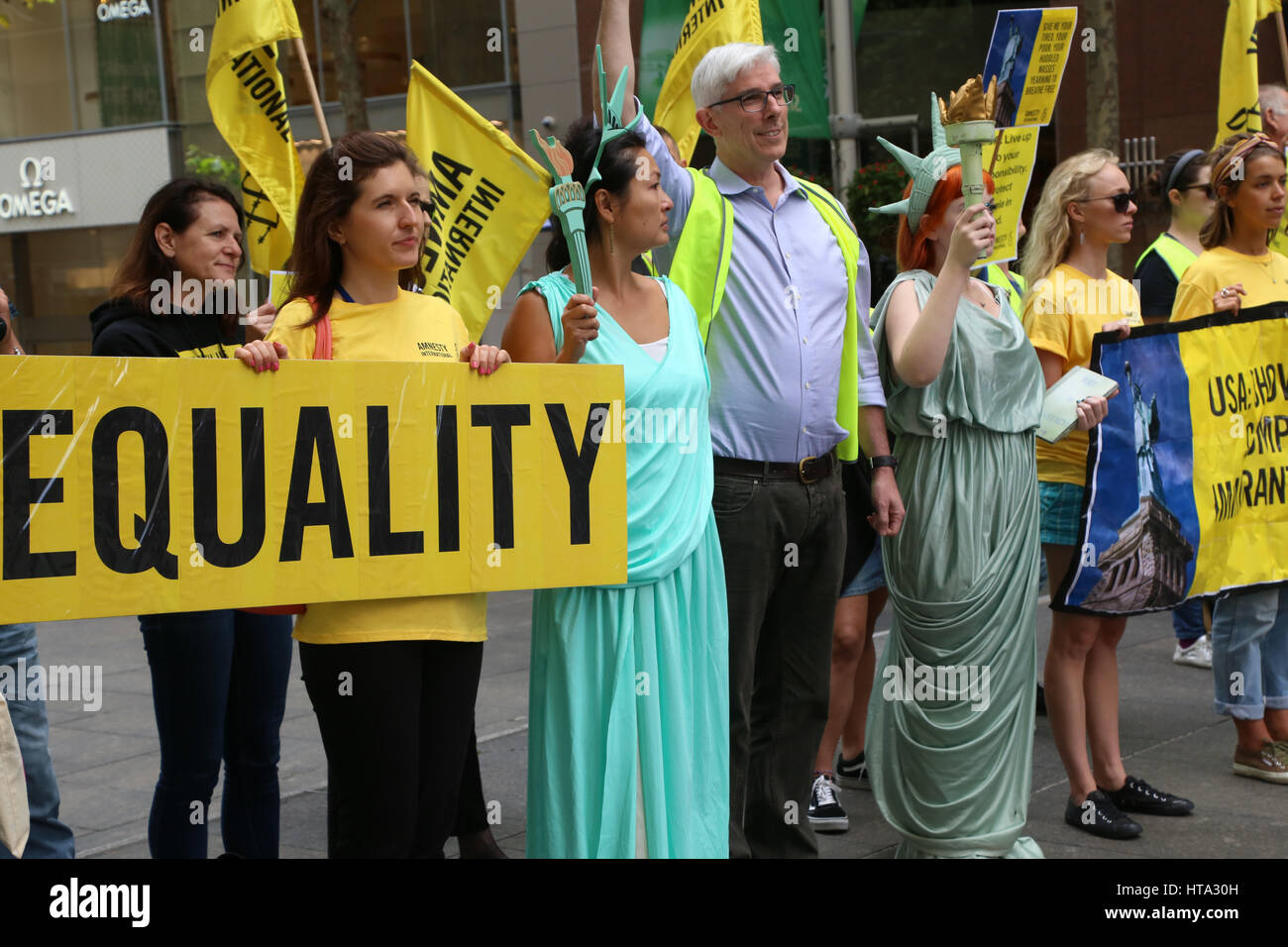 Sydney, Australia. 9th Mar, 2017. Amnesty International Australia