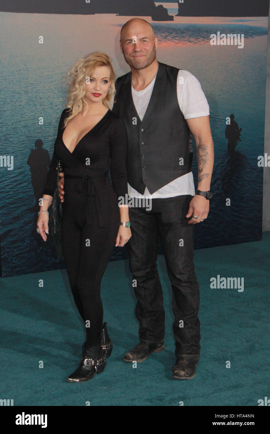Los Angeles, USA. 08th Mar, 2017. Tricia Couture, Randy Couture 03/08/2017  The Los Angeles Premiere of "Kong: SKull Island" held at the Dolby Theatre  in Los Angeles, CA Photo: Cronos/Hollywood News Credit: