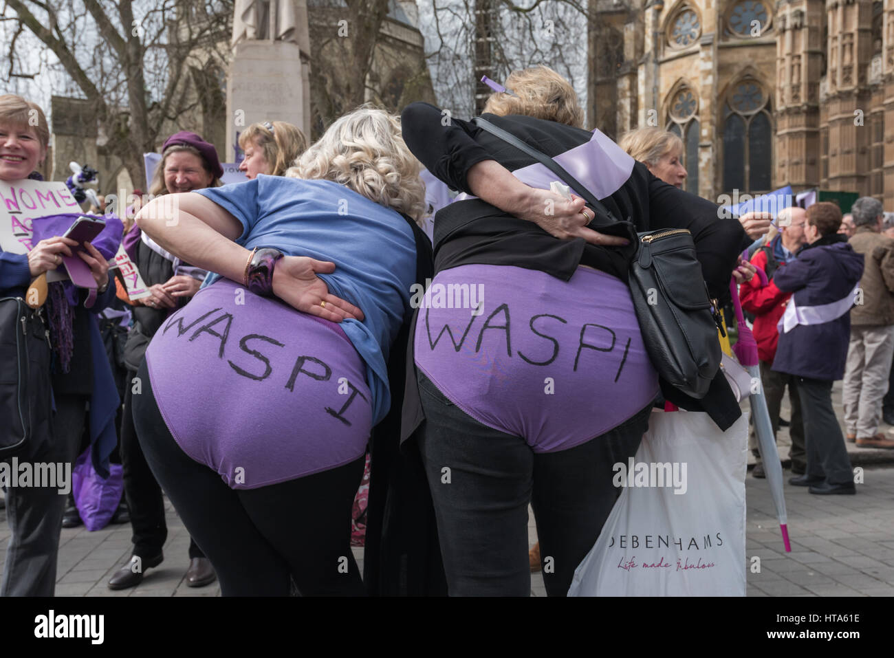 public Women mooning in