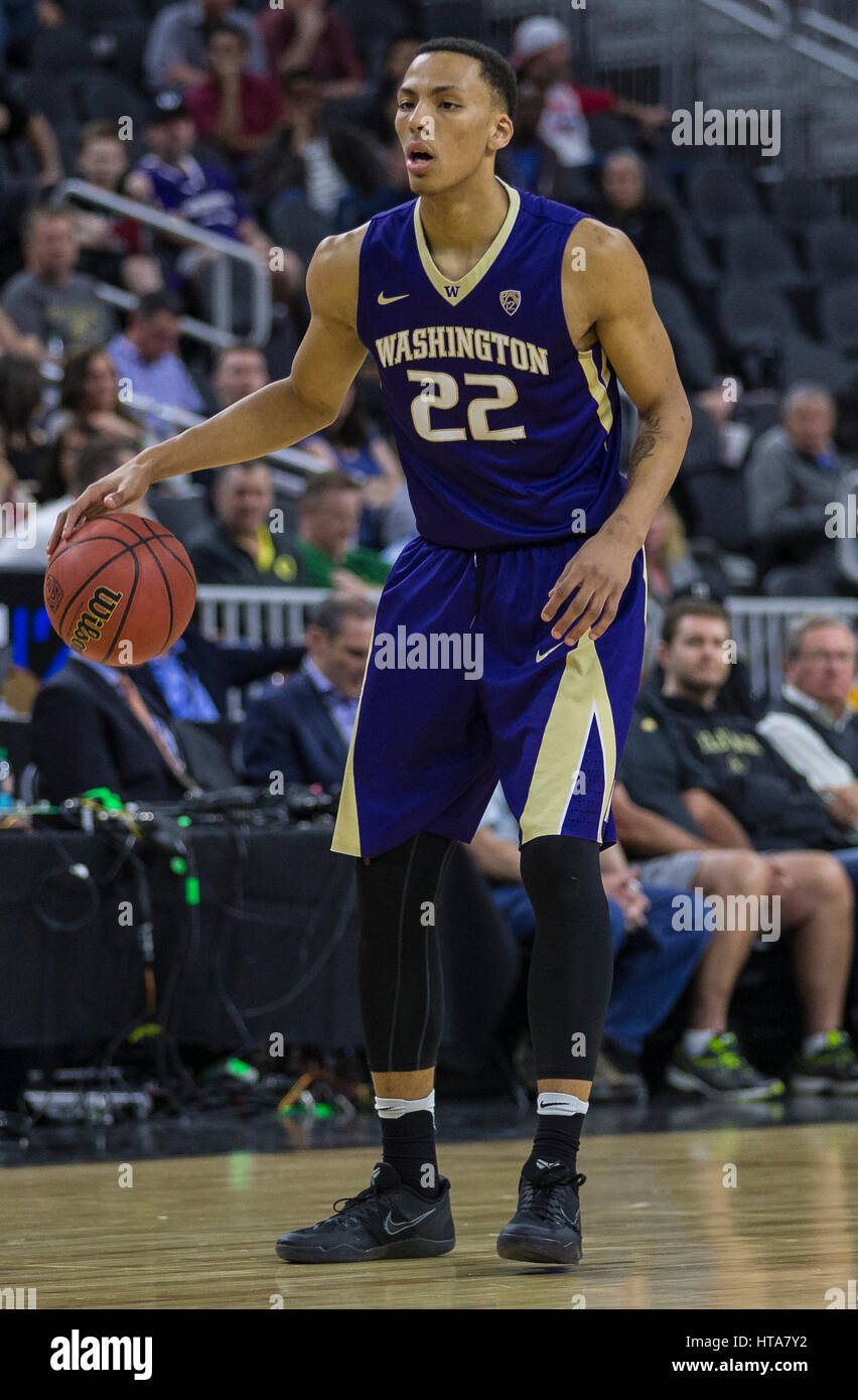 Mar 07 2017 Las Vegas, NV, U.S.A. Washington forward Dominic Green (22 ...