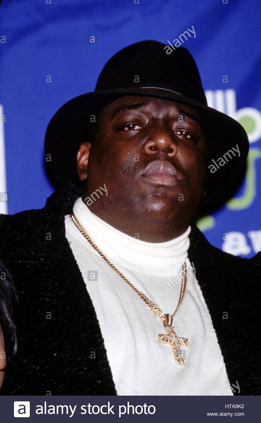 Notorious B I G Billboard Awards Ny Colliseum December 6 1995 C Stock Photo Alamy
