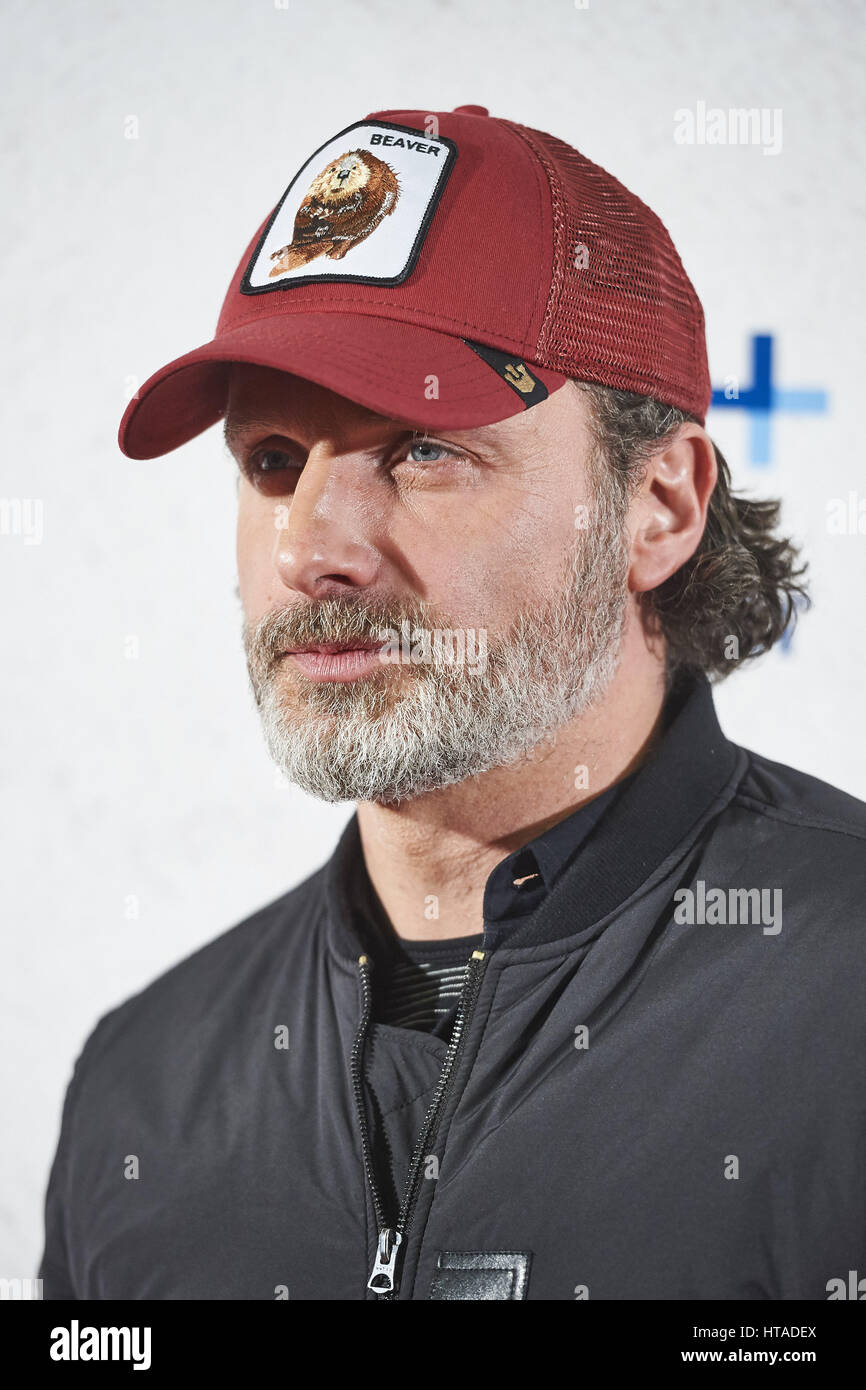 Madrid, Madrid, Spain. 9th Mar, 2017. Andrew Lincoln attended a 'The Walking Dead' fans event at Capitol Cinema on March 9, 2017 in Madrid Credit: Jack Abuin/ZUMA Wire/Alamy Live News Stock Photo