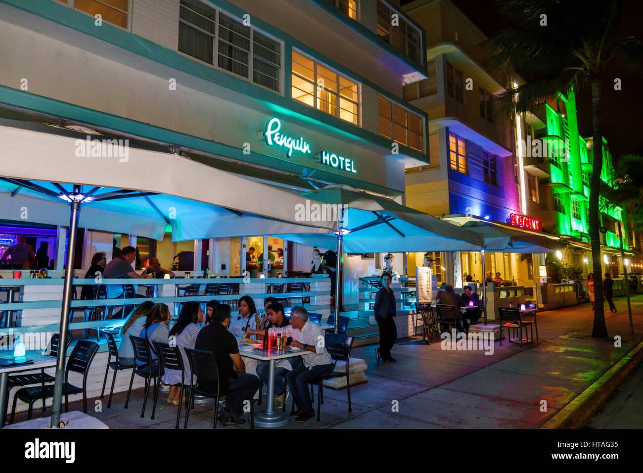 Miami Beach Florida Ocean Drive Art Deco Historic District