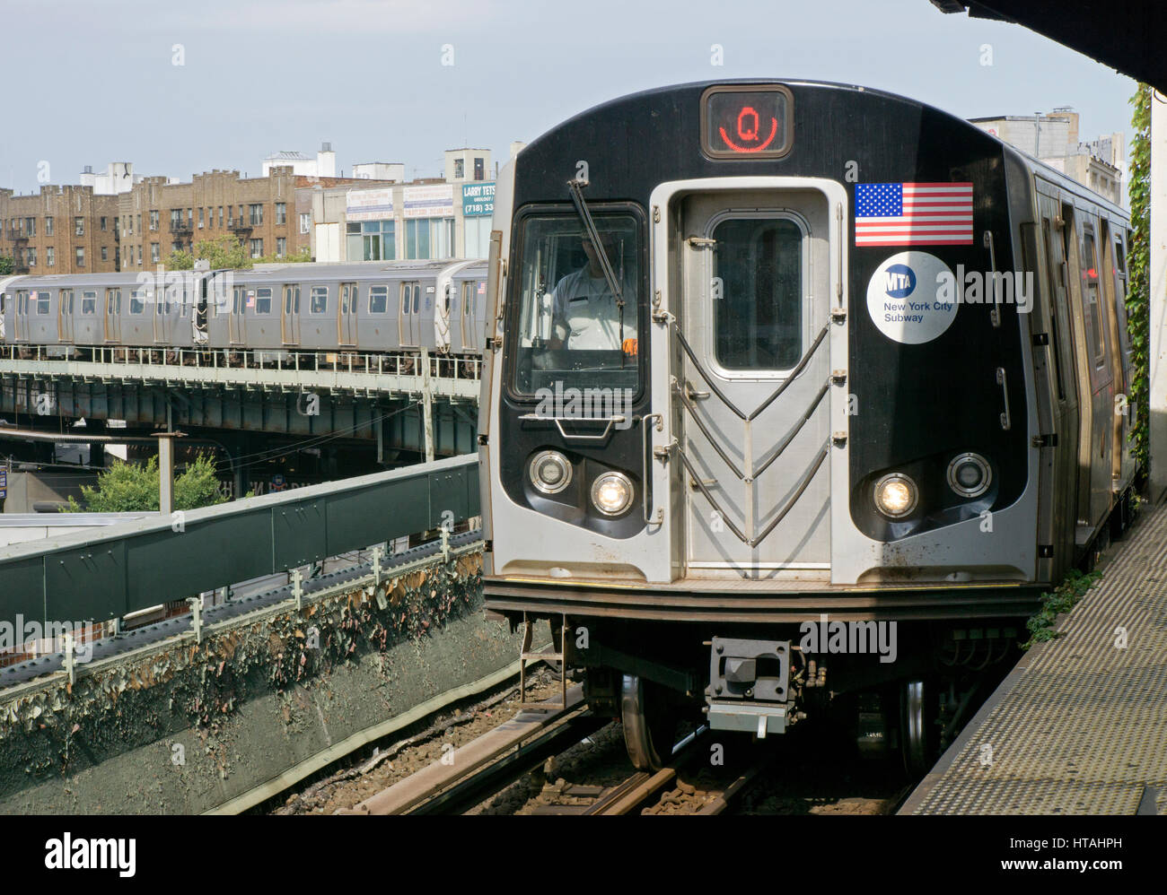 Q train new york city hires stock photography and images Alamy