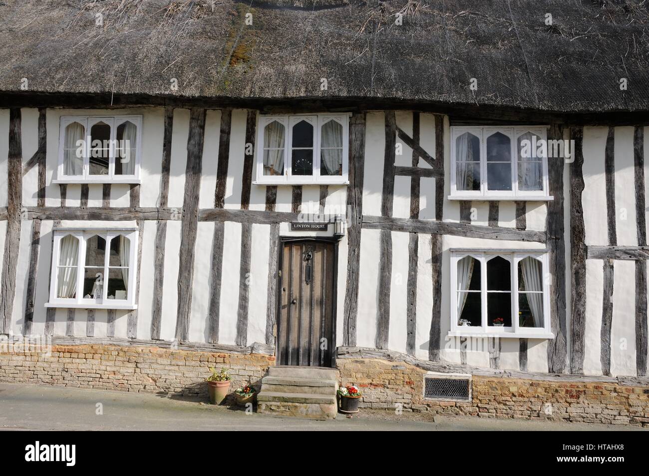 Linton House, Swaffham Bulbeck, Cambridgeshire is a Grade II listed