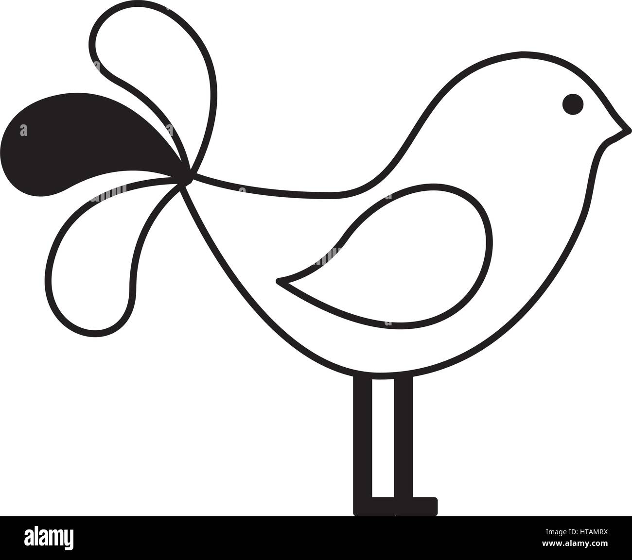 cute bird isolated icon Stock Vector Image & Art - Alamy