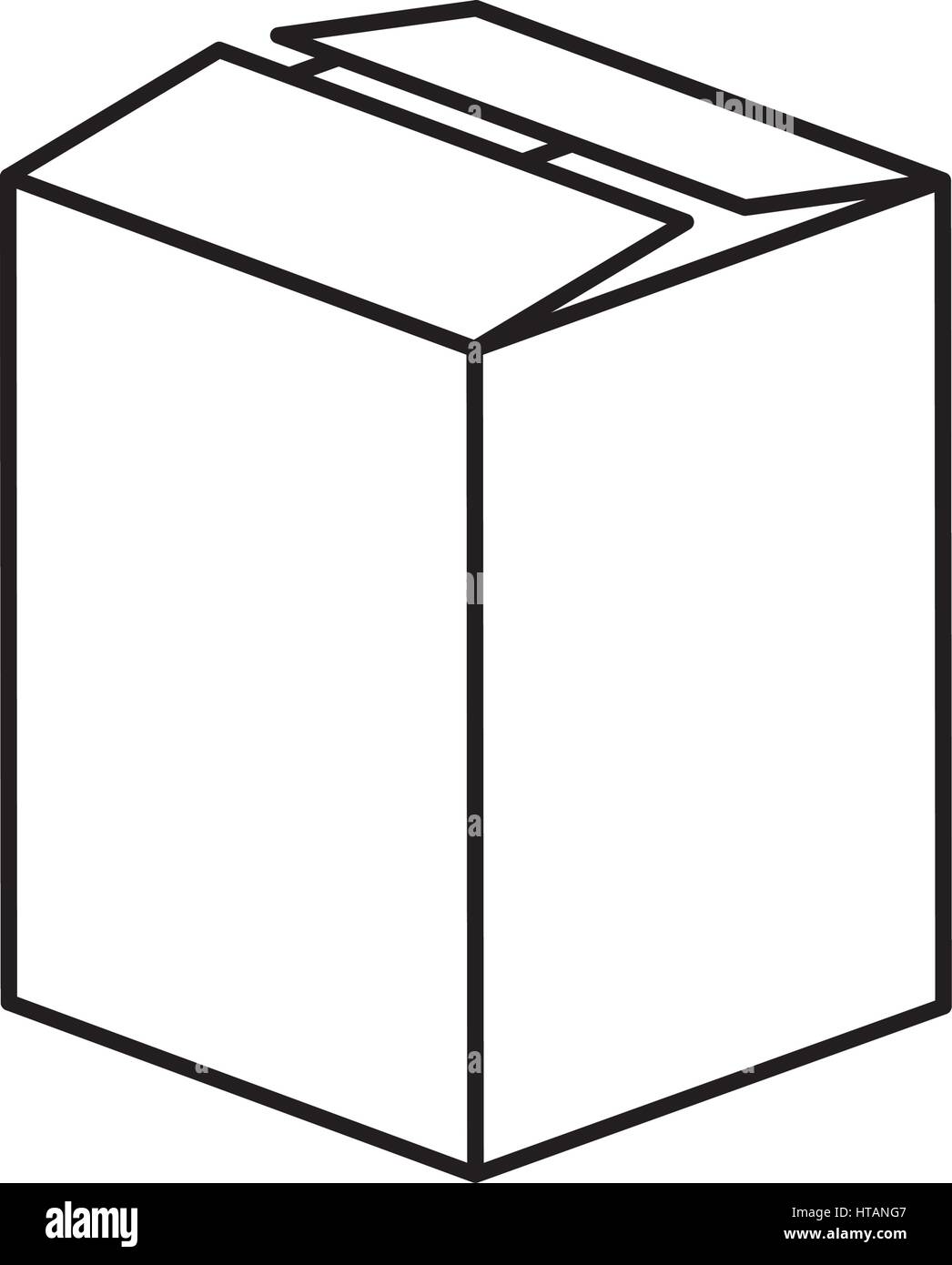 figure box closed icon, vector illustraction design image Stock Vector ...