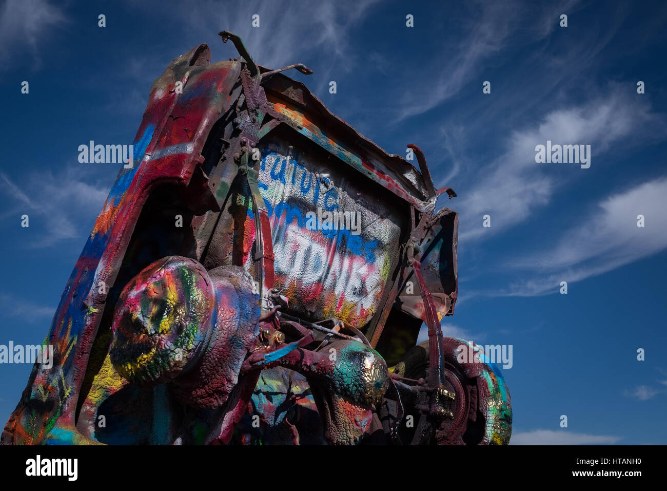 Cadillac Ranch, Amarillo, Texas, USA Stock Photo - Alamy