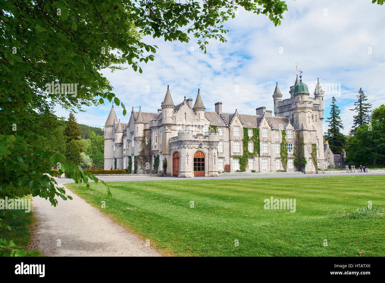 Balmoral Castle Estate, Aberdeenshire, North East Scottish Highlands. Stock Photo