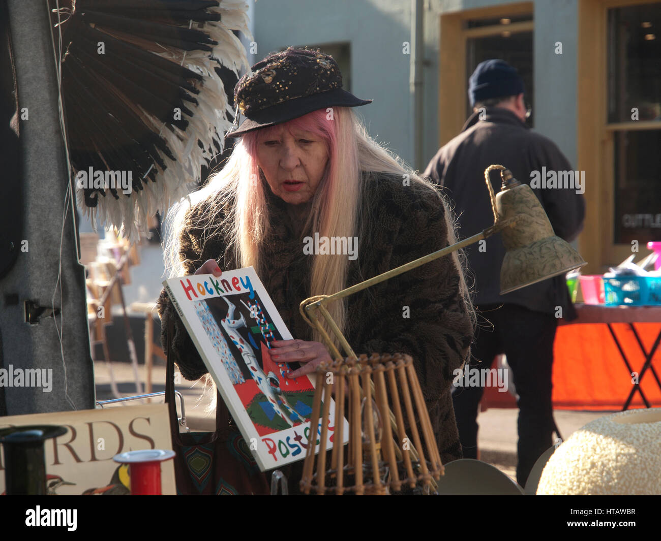Upper Gardner Street Market in Brighton Stock Photo Alamy
