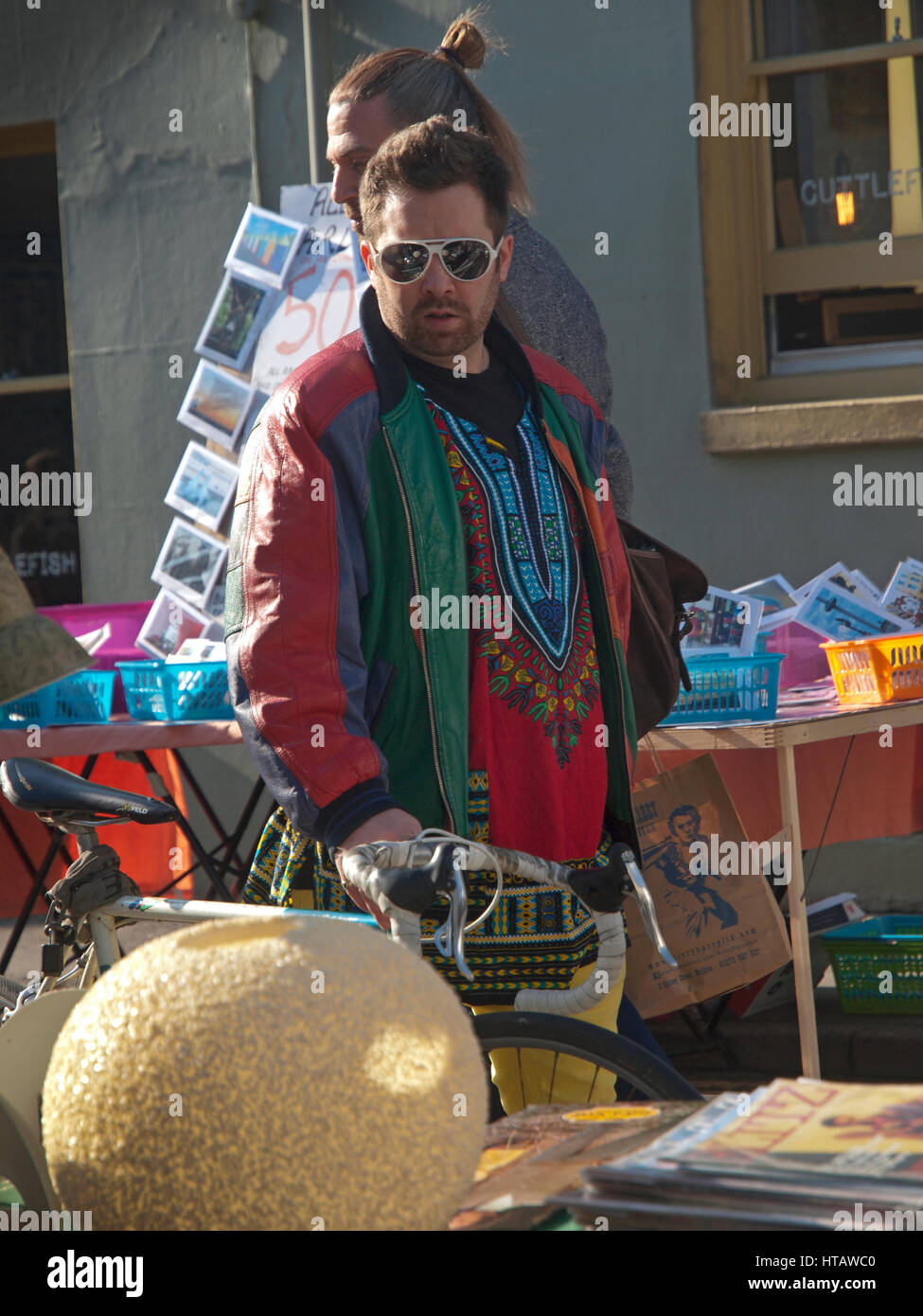 Upper Gardner Street Market in Brighton Stock Photo Alamy