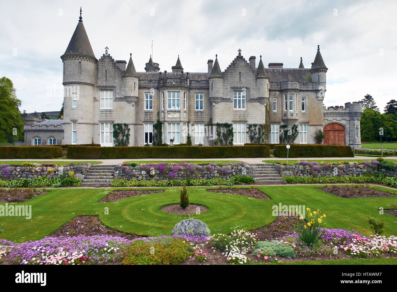 Balmoral Castle Estate, Aberdeenshire, North East Scottish Highlands. Stock Photo