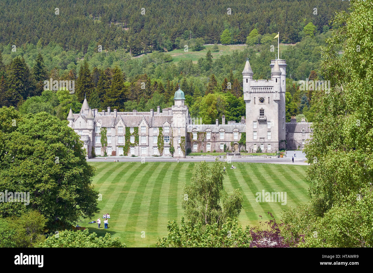 Balmoral castle aerial hires stock photography and images Alamy