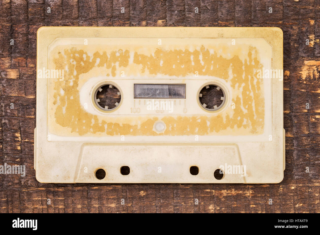 Old audio tape Stock Photo