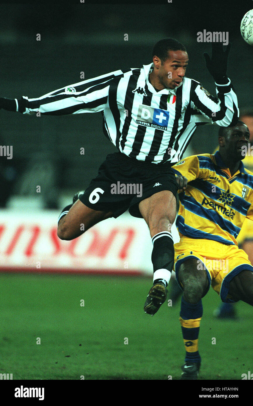 THIERRY HENRY JUVENTUS 07 February 1999 Stock Photo - Alamy