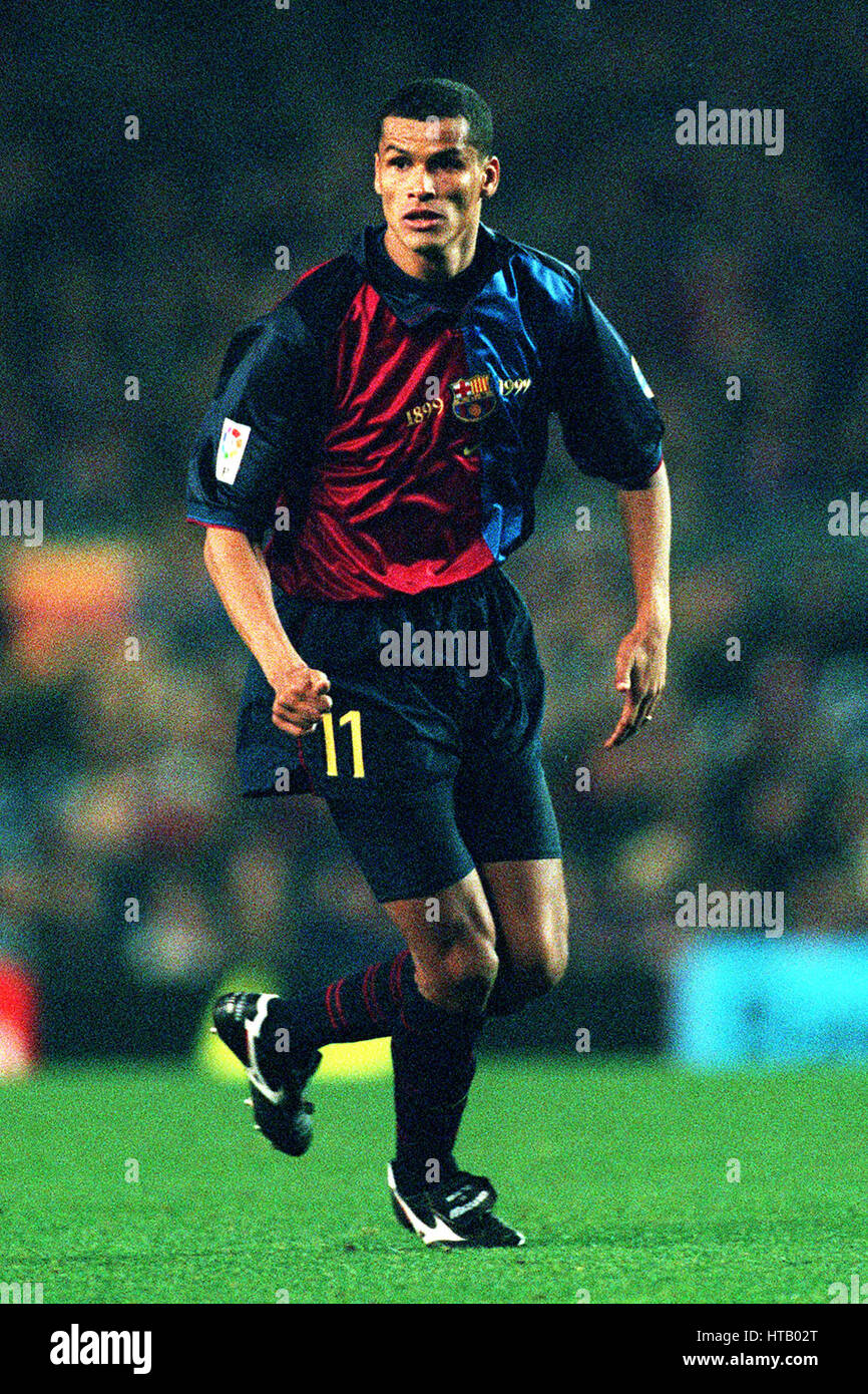 RIVALDO FC BARCELONA 27 February 1999 Stock Photo - Alamy