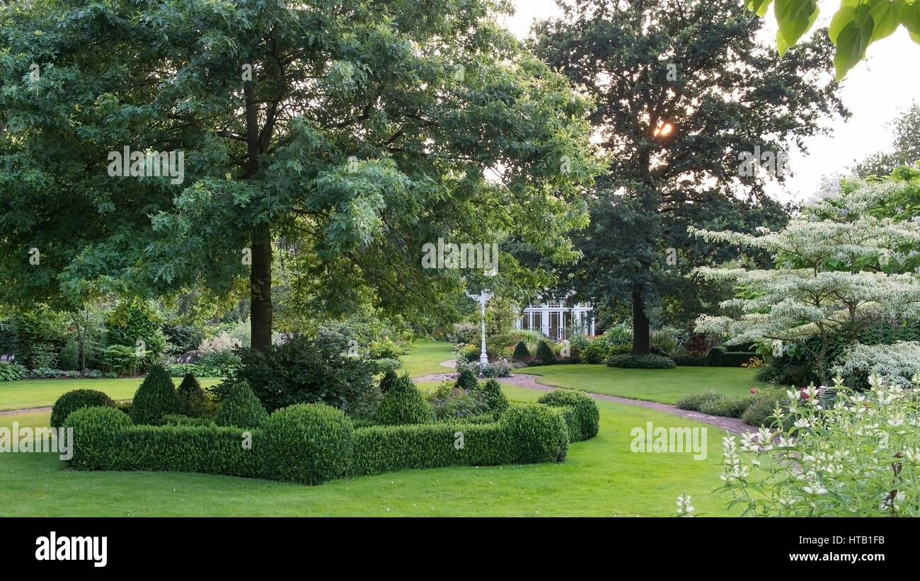 Garden , Garten der Familie Osterloh, Visbek Stock Photo Alamy