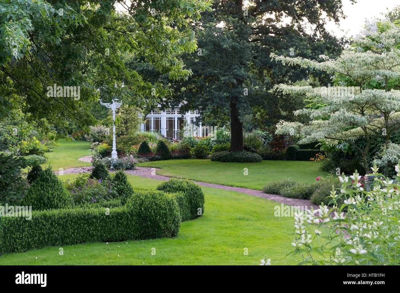 Garden , Garten der Familie Osterloh, Visbek Stock Photo Alamy