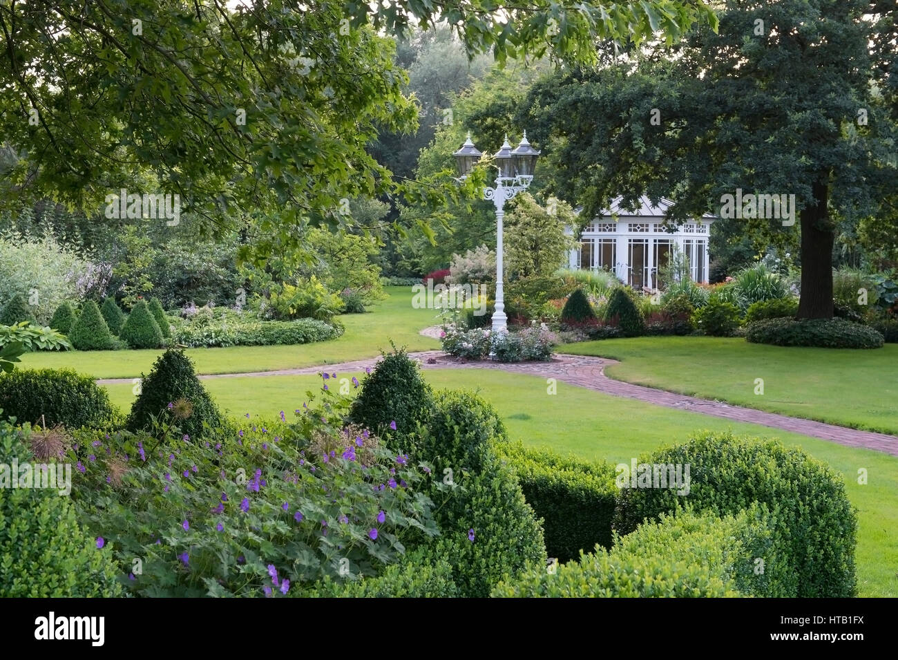 Garden , Garten der Familie Osterloh, Visbek Stock Photo Alamy