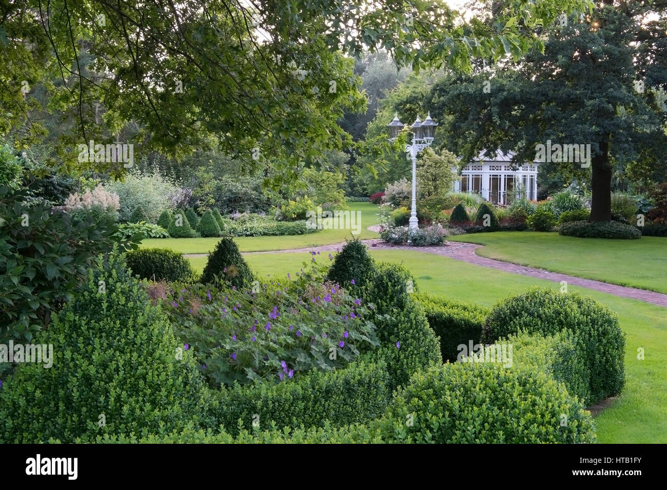 Garden , Garten der Familie Osterloh, Visbek Stock Photo Alamy