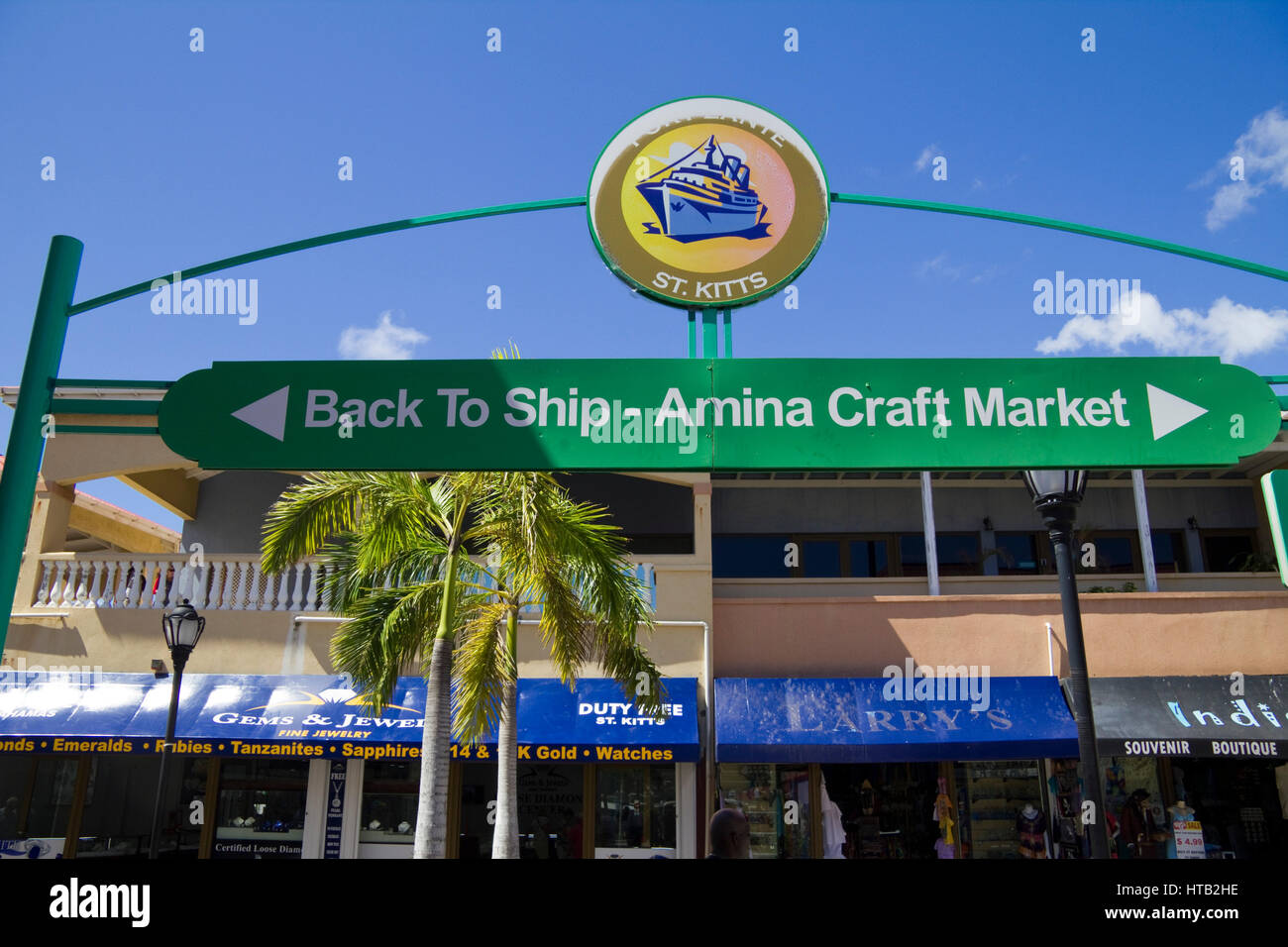 Shopping, Basseterre, St Kitts and Nevis, West Indies Stock Photo Alamy