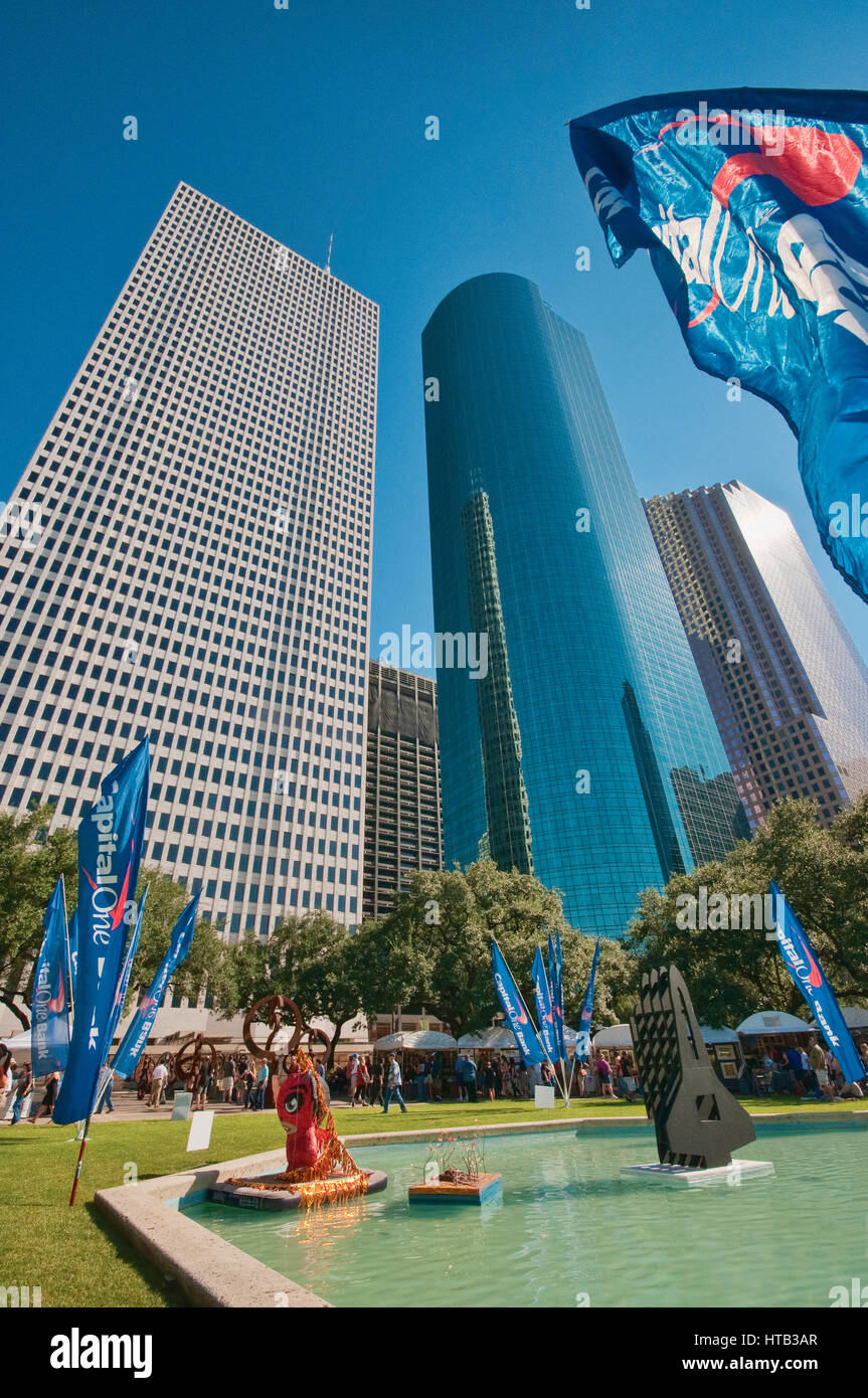 Bayou City Art Festival, Downtown, Houston, Texas, USA Stock Photo Alamy