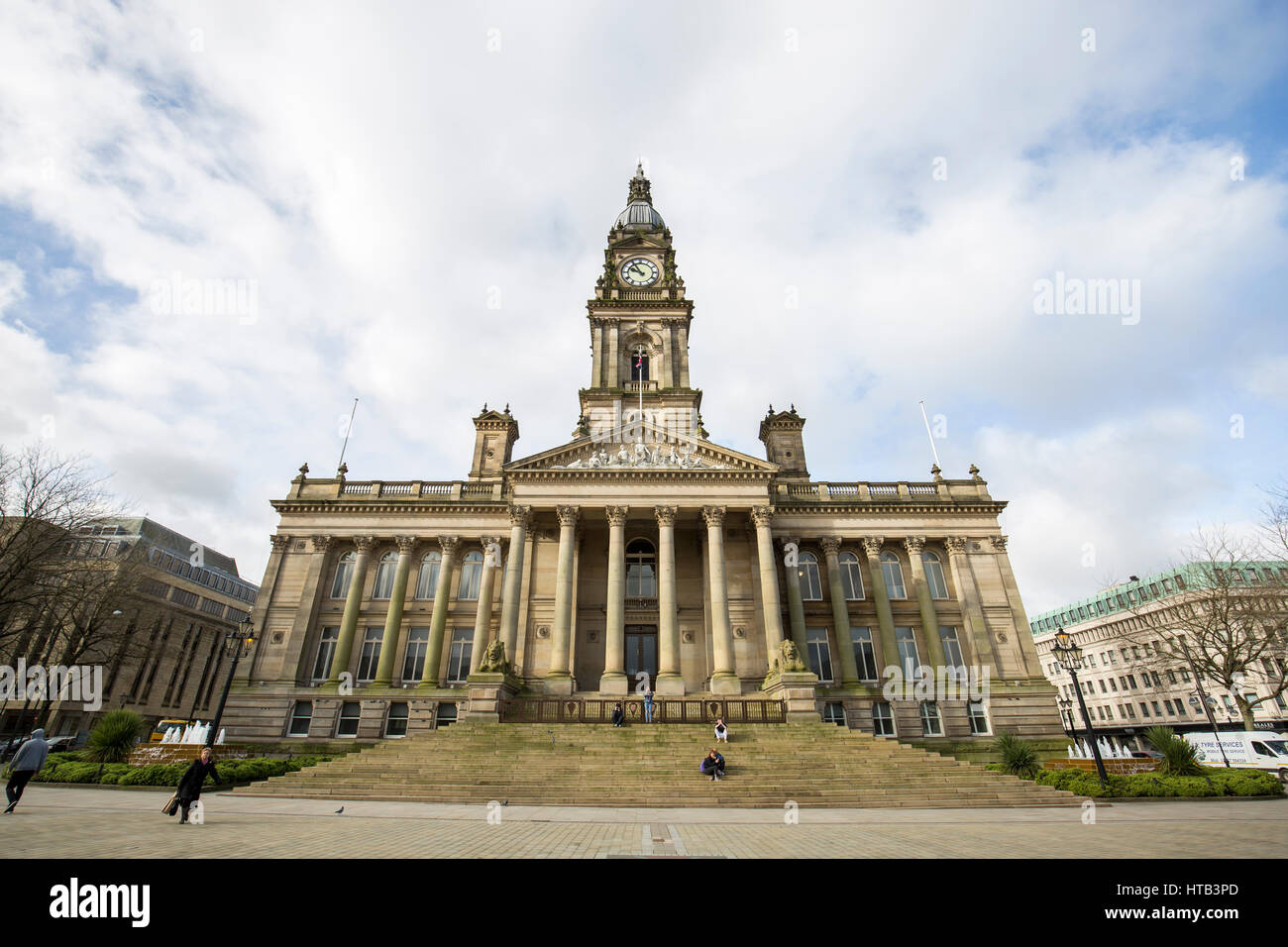 Bolton Town Hall . Bolton Town Centre, Bolton , England , UK Stock Photo