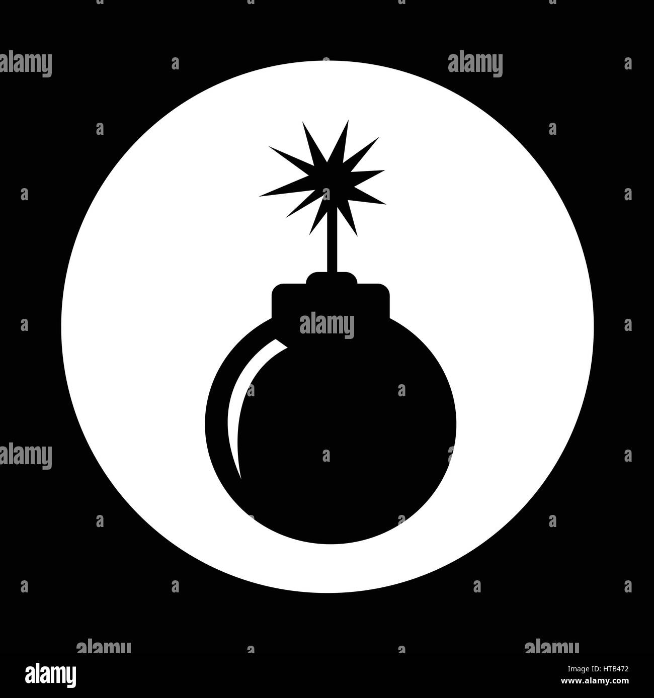 bomb icon illustration design Stock Vector Image & Art - Alamy