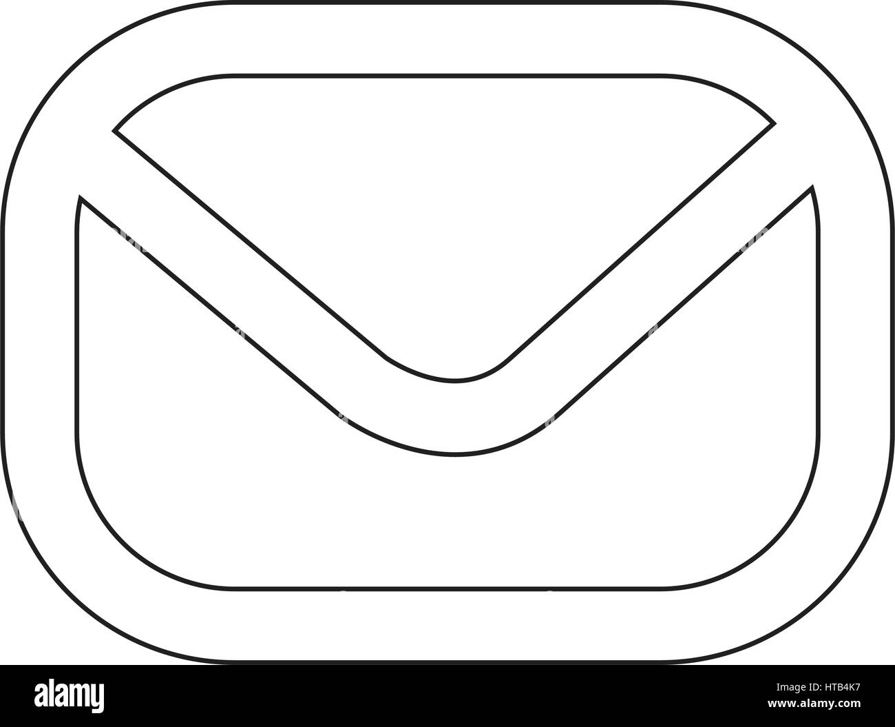 Envelope Mail icon illustration design Stock Vector Image & Art - Alamy
