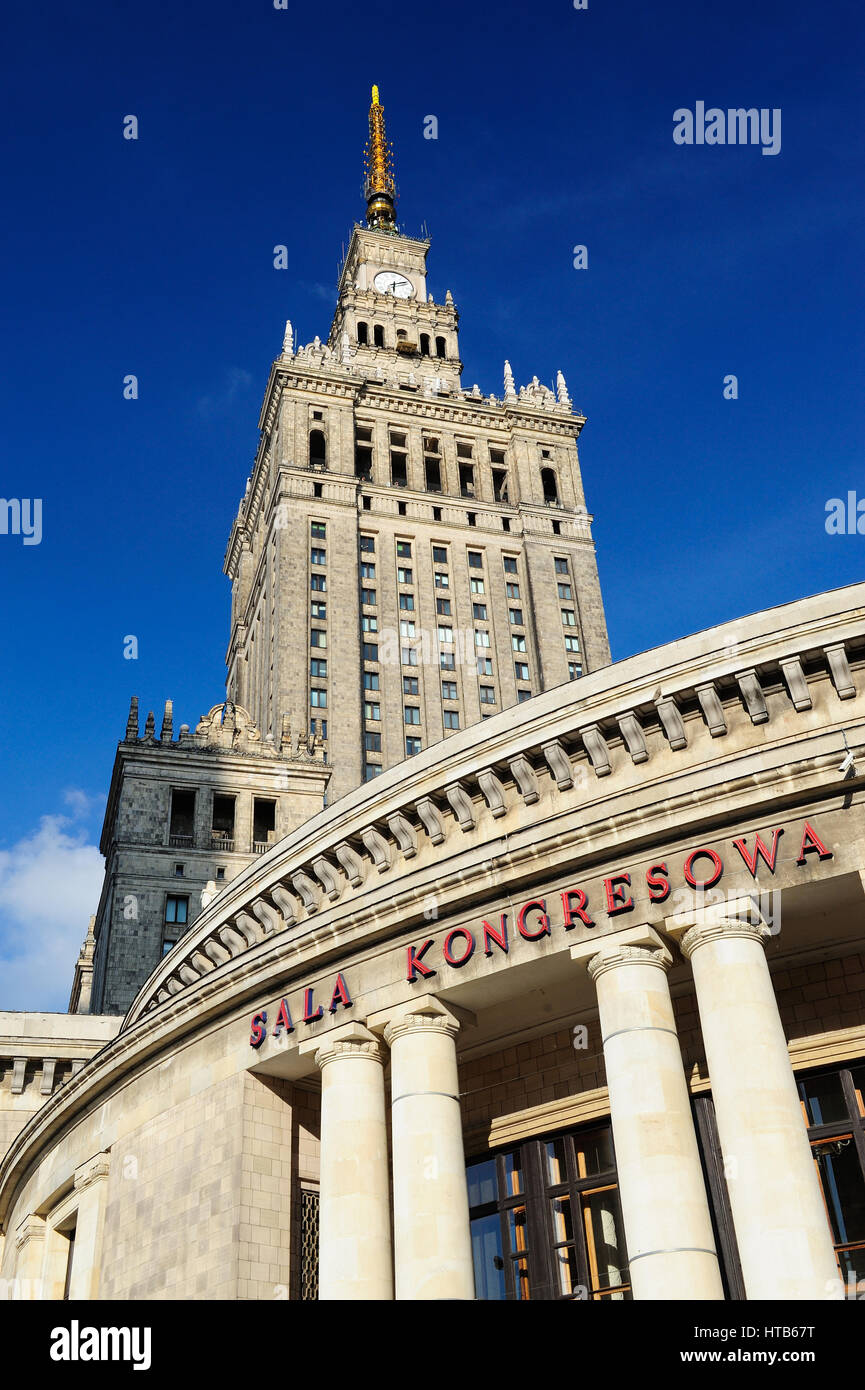 The Palace of Culture and Science, or Pałac Kultury i Nauki, (also abbreviated to PKiN)and