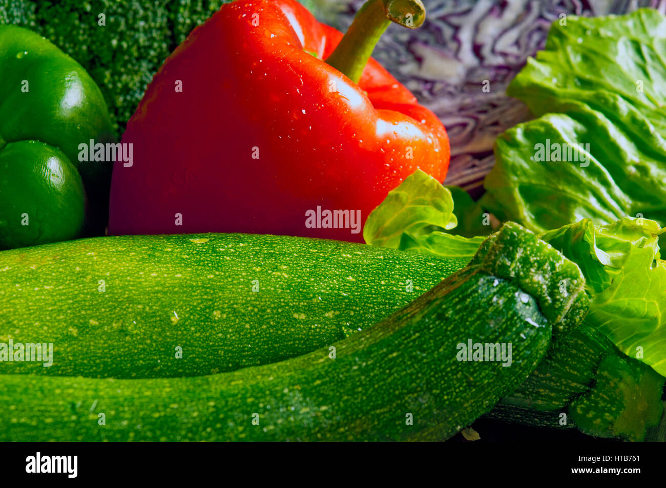 mix of healthy vegetables uncooked Stock Photo Alamy