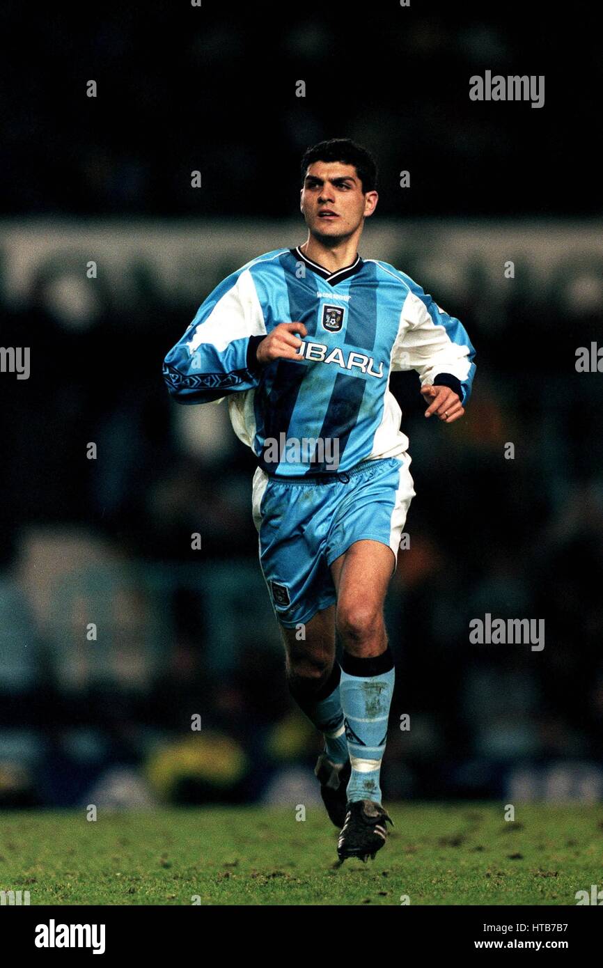 JOHN ALOISI COVENTRY CITY FC 02 January 1999 Stock Photo