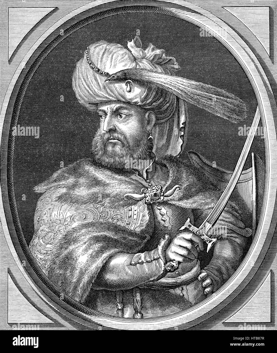 Merzifonlu Kara Mustafa Pasha, 1634/1635-1683, an Ottoman military leader  Stock Photo - Alamy