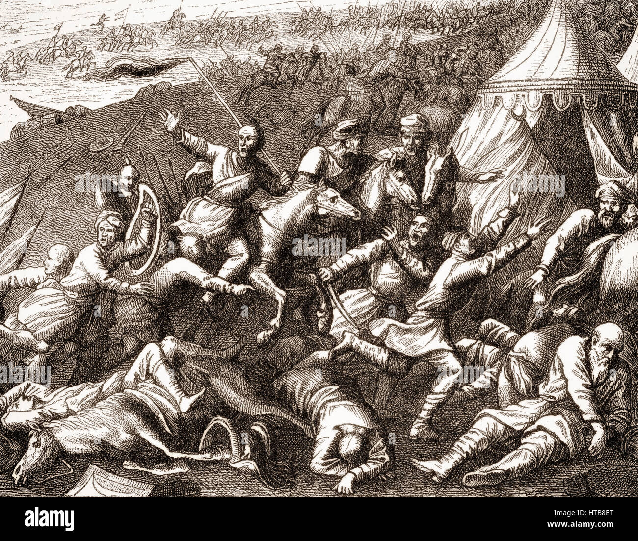 Battle of Vienna,  1683 Stock Photo
