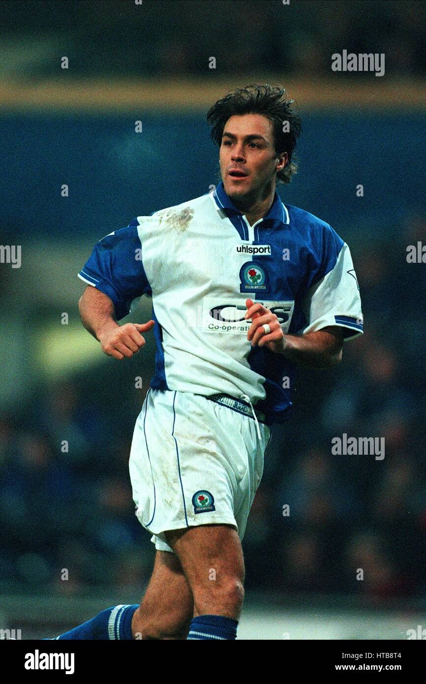 ASHLEY WARD BLACKBURN ROVERS FC 30 January 1999 Stock Photo