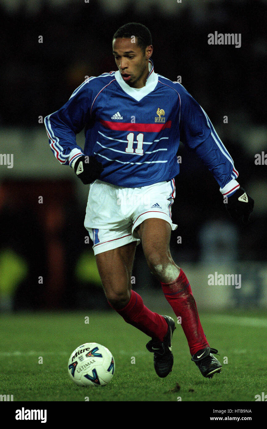 THIERRY HENRY FRANCE U21 JUVENTUS 09 February 1999 Stock Photo