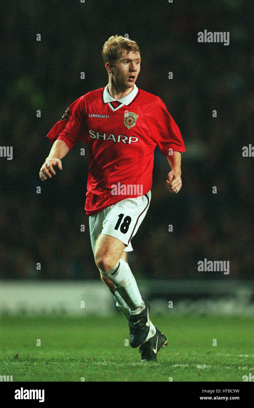 Maillot Manchester United Domicile Signé Paul Scholes #18 – Authentifié Beckett (Finale UCL 2008)