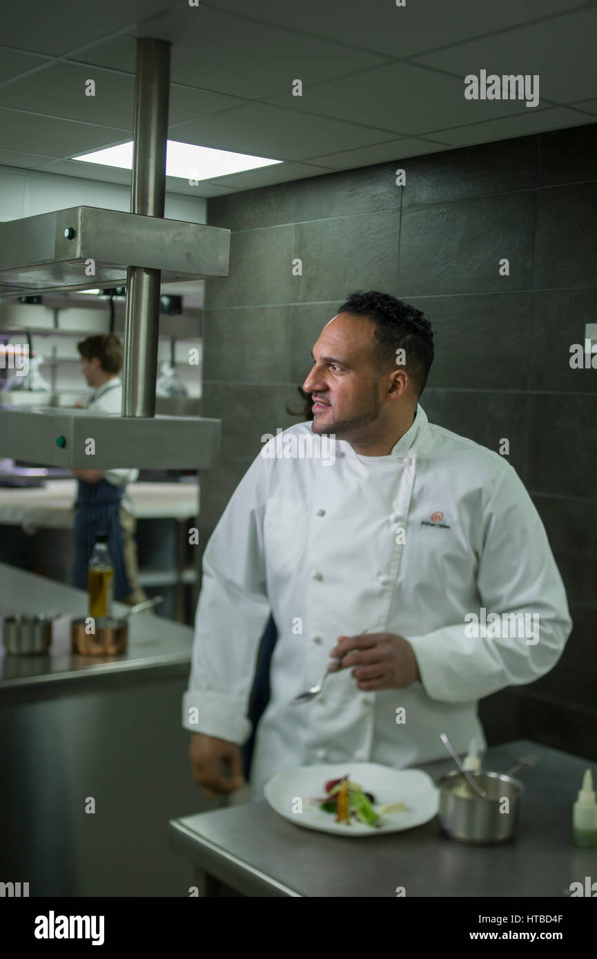 Celebrity chef Michael Caines at his new Lympstone Manor contemporary(06)