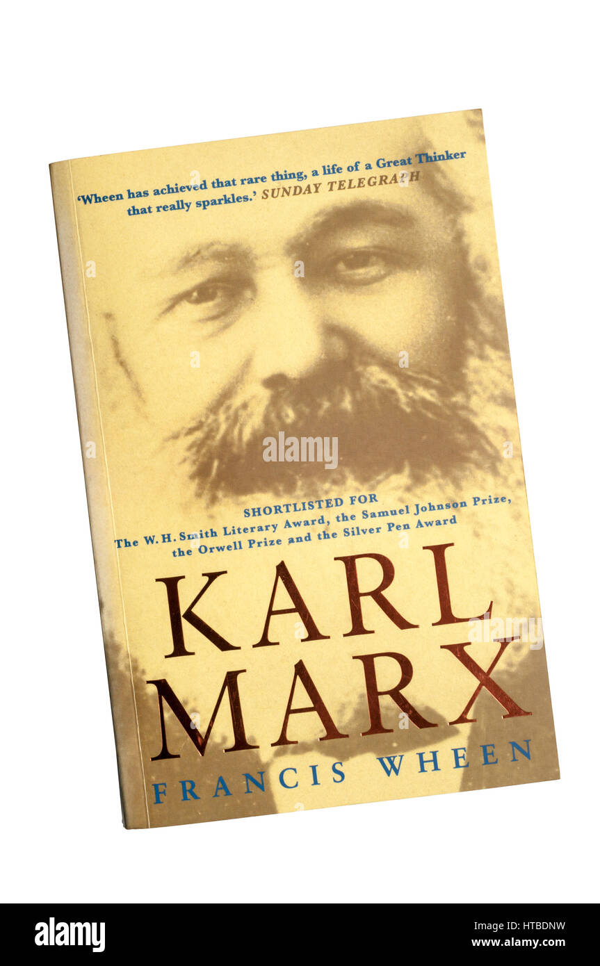 2000 edition of Francis Wheen's biography of Karl Marx. Stock Photo
