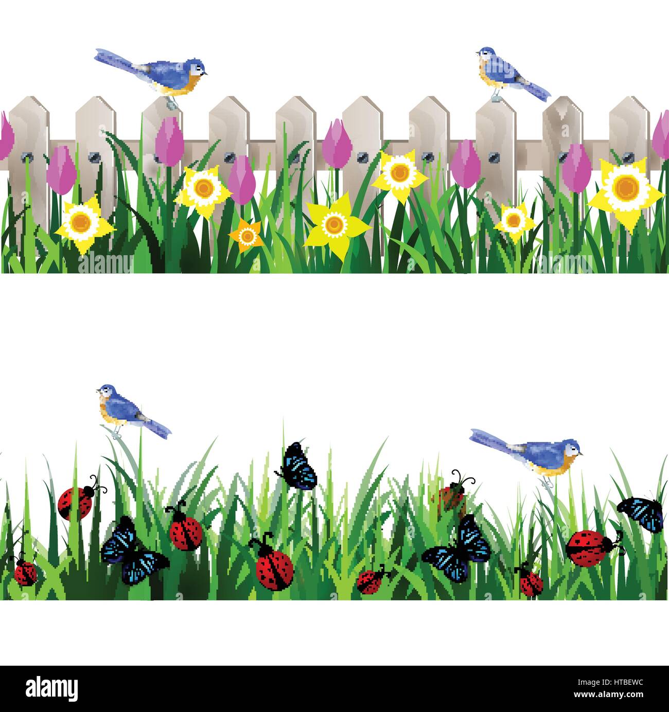 Green Grass seamless Stock Vector Image & Art - Alamy