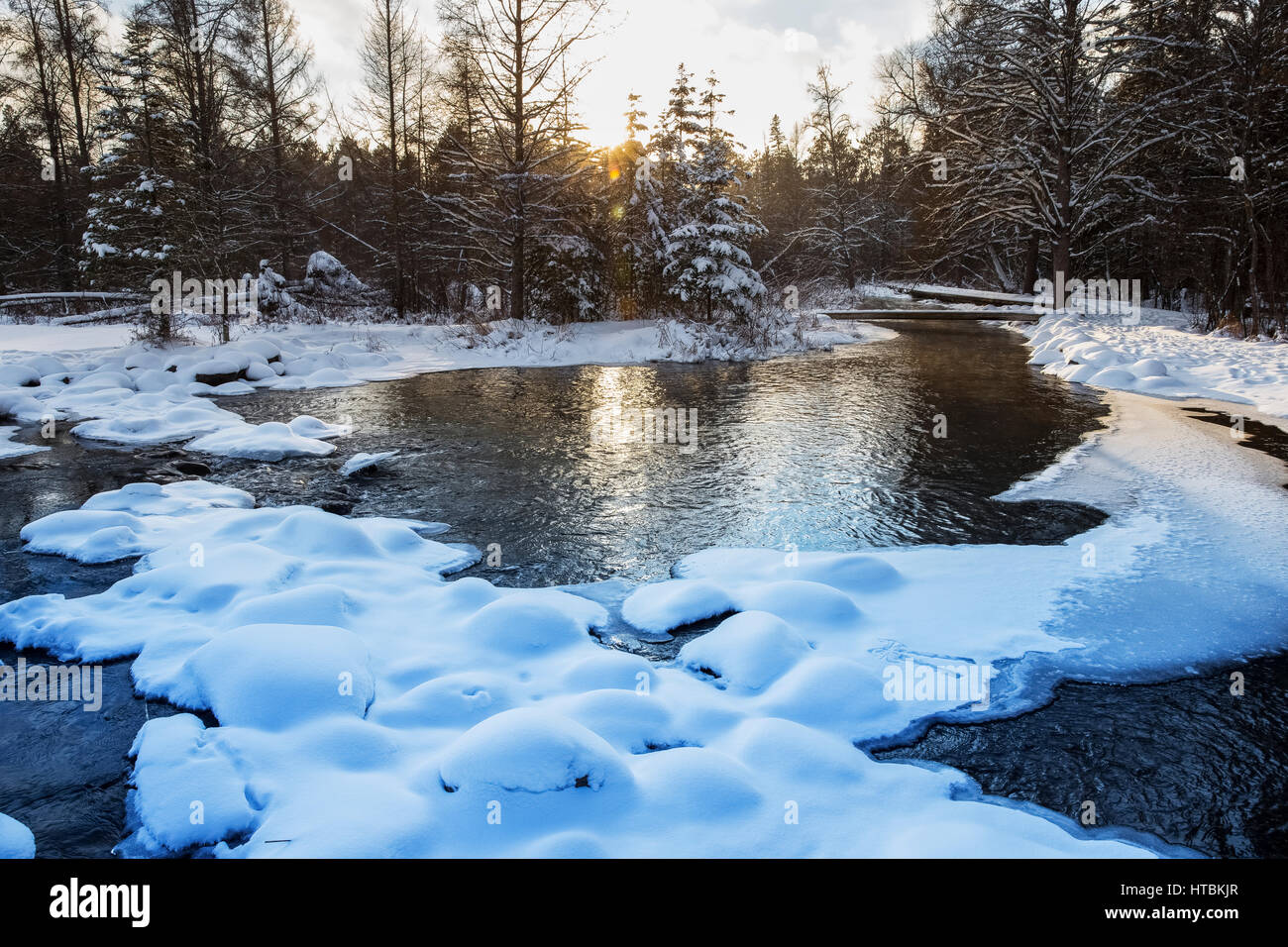 Headwaters of the Mississippi River in Itasca State Park; Minnesota, United States of America