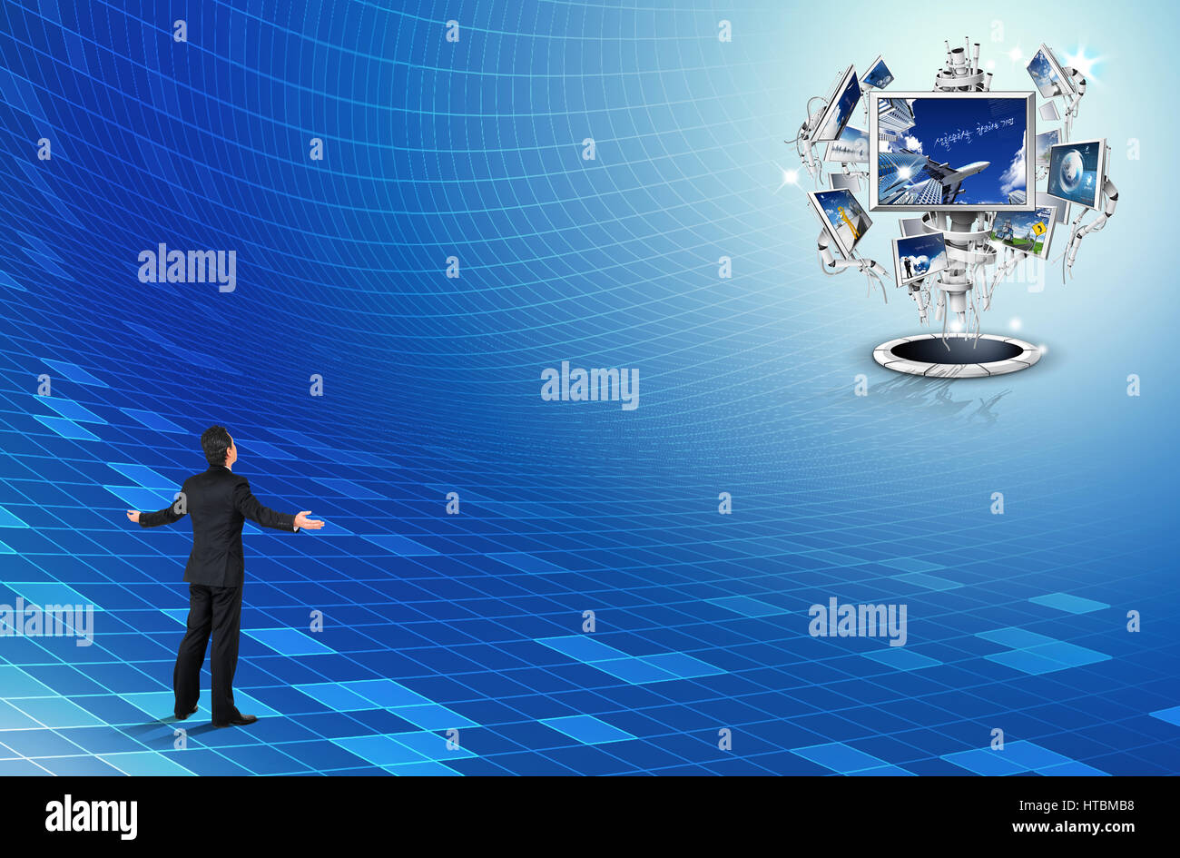 Electronic World 1 Stock Photo Alamy