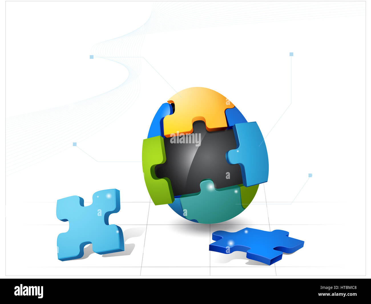 Electronic World 1 Stock Photo - Alamy