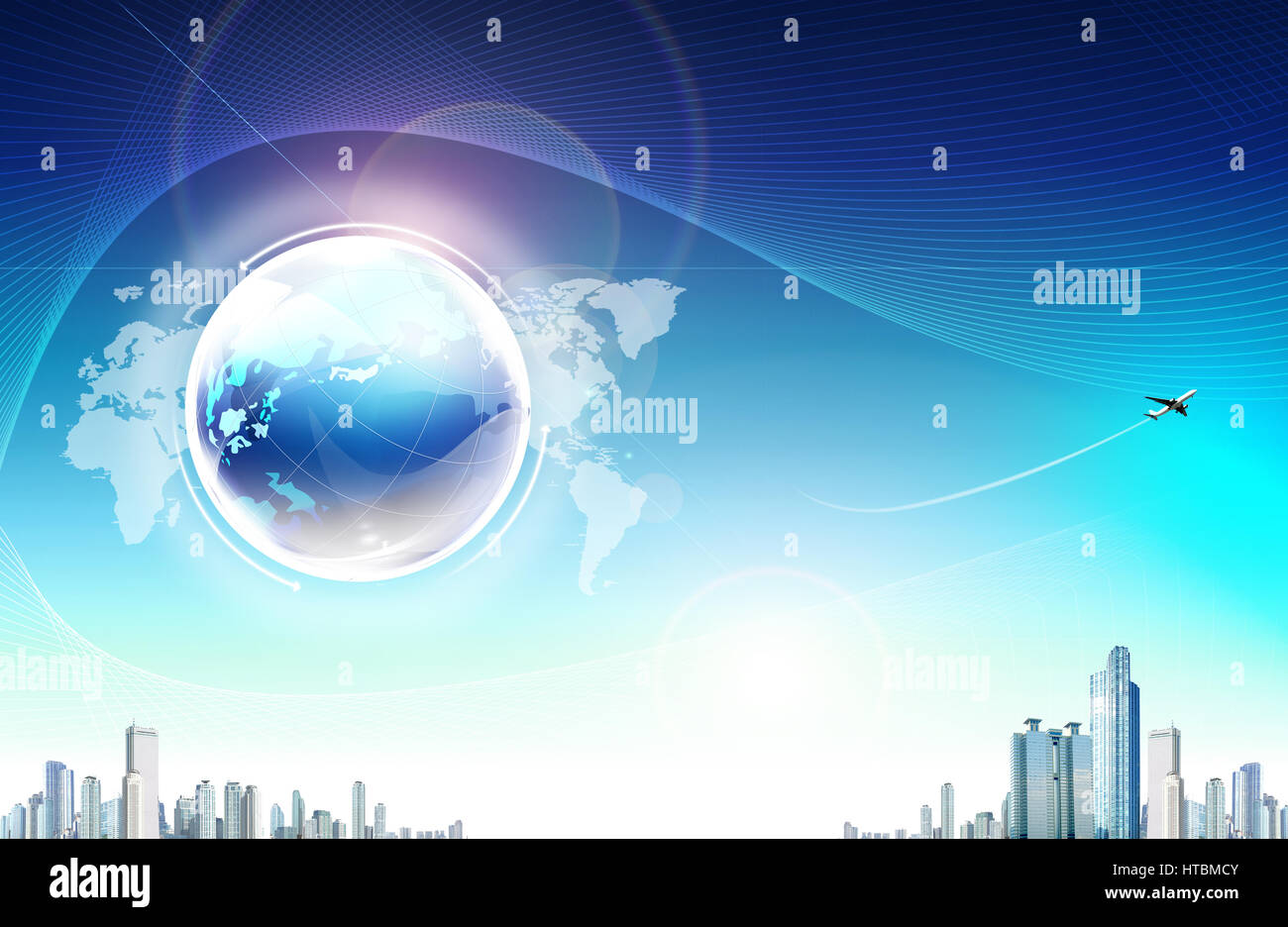 Electronic World 1 Stock Photo - Alamy