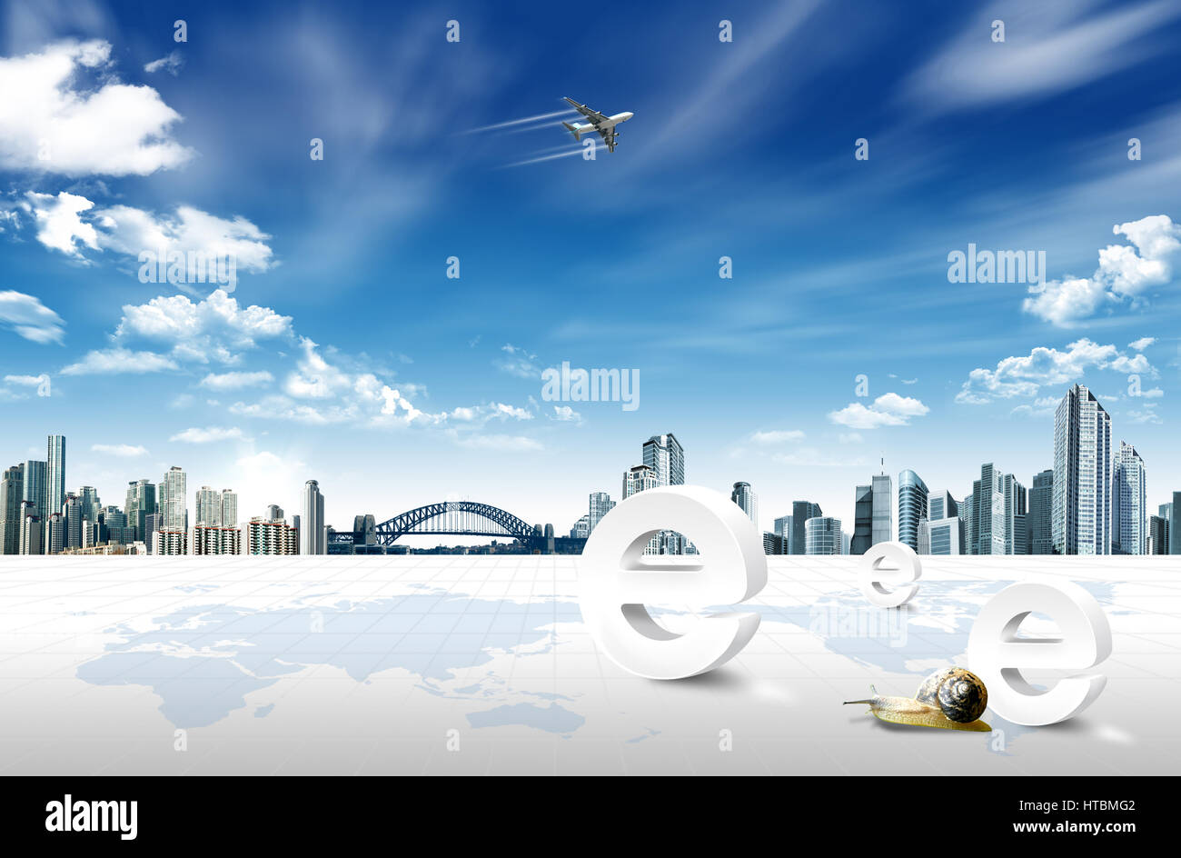 Electronic World 2 Stock Photo - Alamy